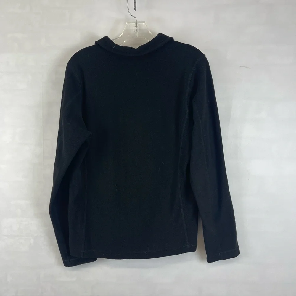 Patagonia Women’s Black Quarter Zip Fleece Pullover Size M - Picture 8 of 9